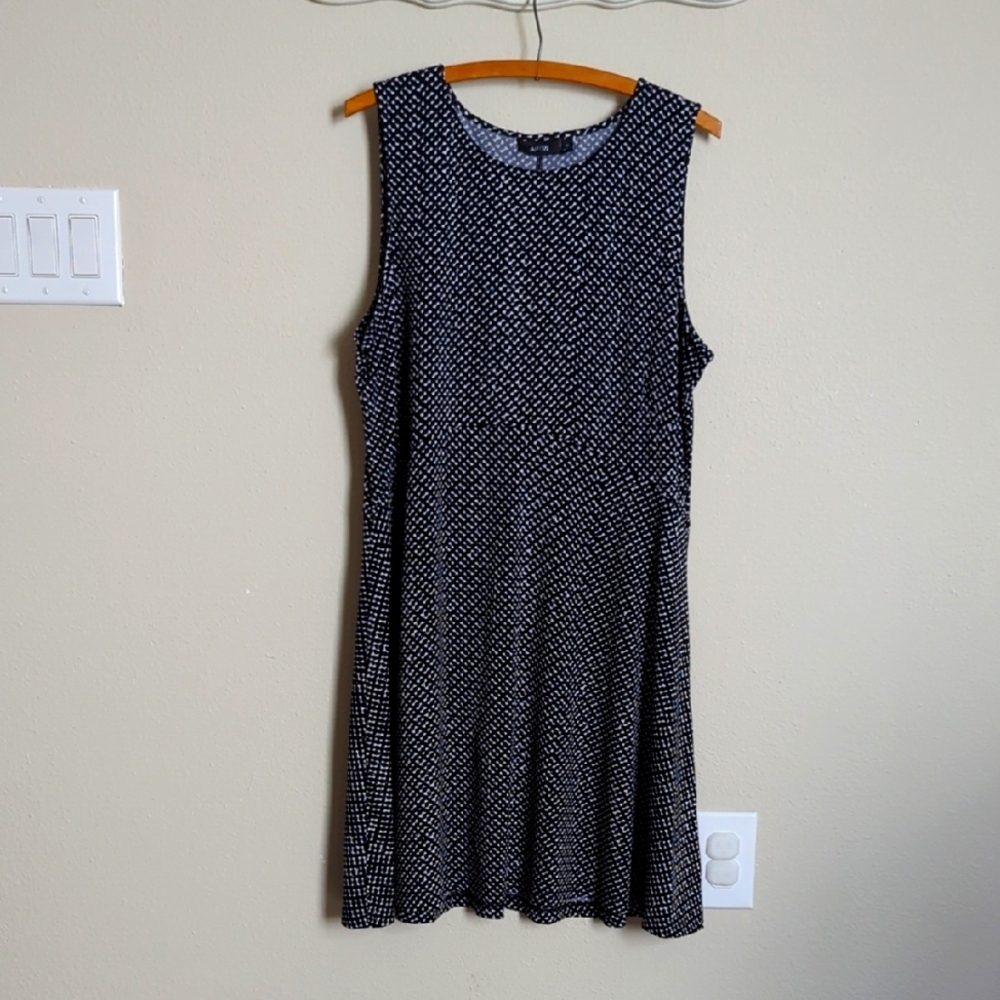 Apt. 9 Black and White Swing Sheath Dress